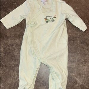 Baby One Piece with Golf Cart Design